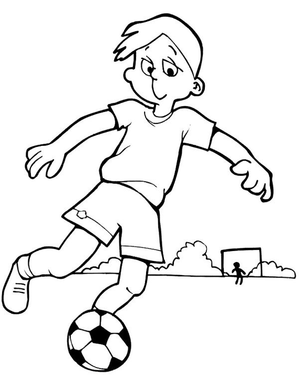 600x777 Soccer Coloring Pages Printable