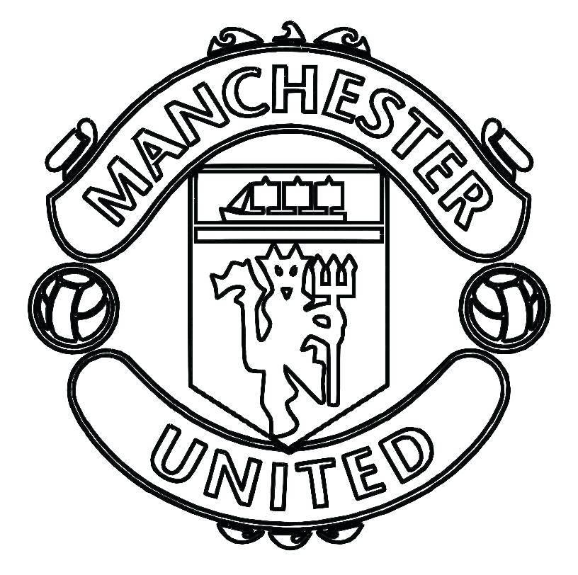 816x812 Soccer Coloring Pages Football Pictures To Colour Print United