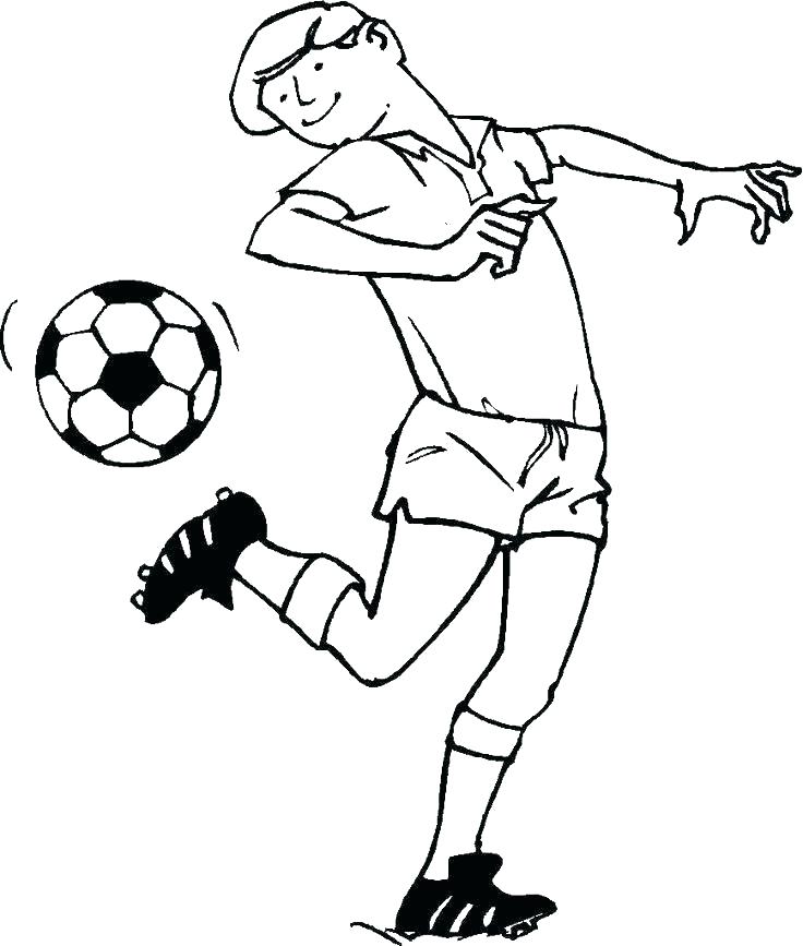 736x867 Soccer Player Coloring Pages Coloring Pages Soccer Soccer Players