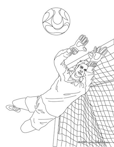 364x470 Warm Up Your Imagination And Color Nicely This Goal Keeper Jumping