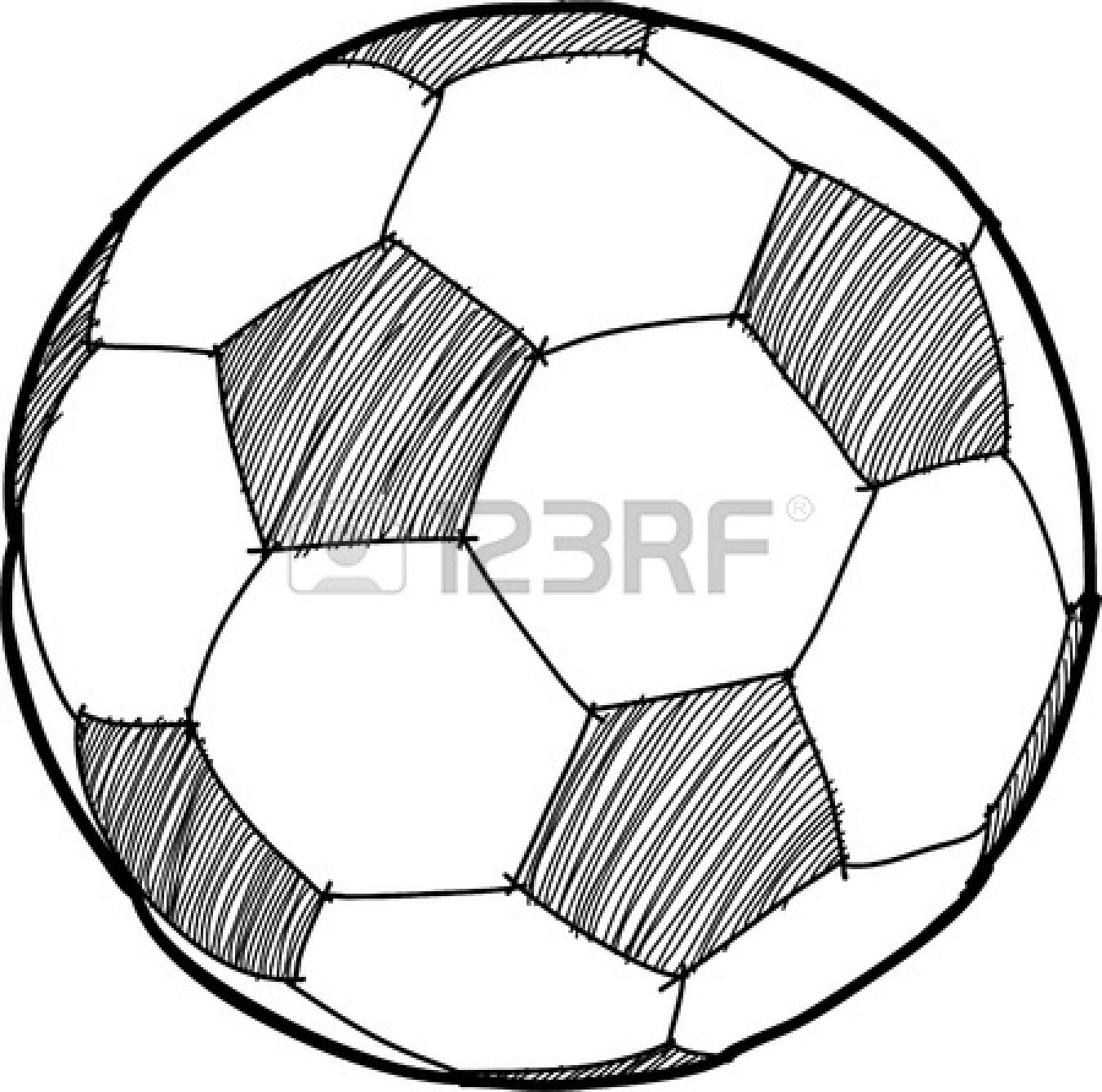 1350x1338 Drawn Amd Soccer Ball 3243247
