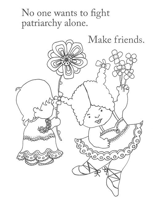 500x680 Feminist Coloring Pages People Power Coloring Pages