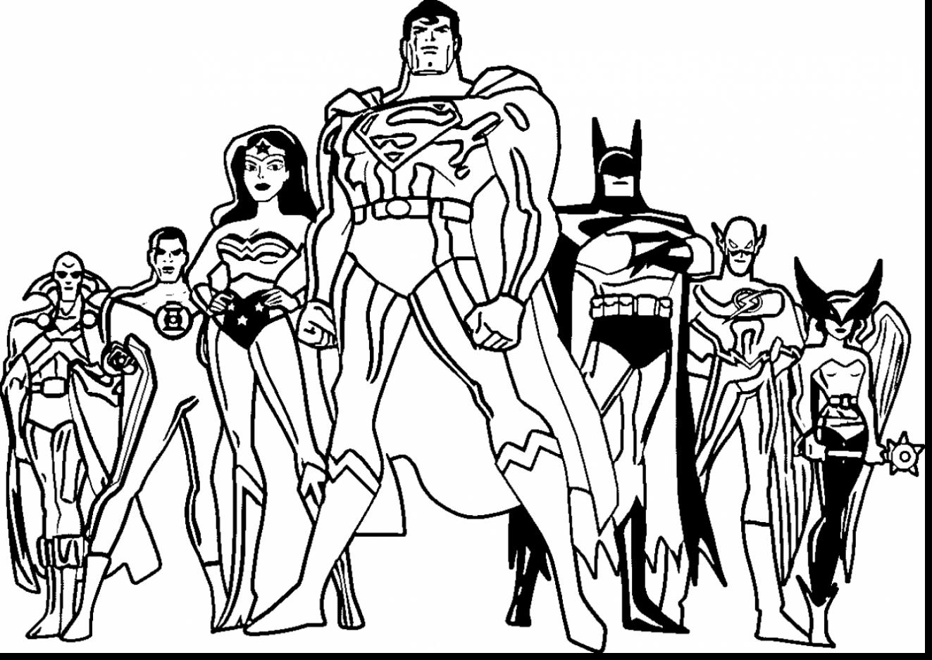1323x938 Justice League Coloring Pages