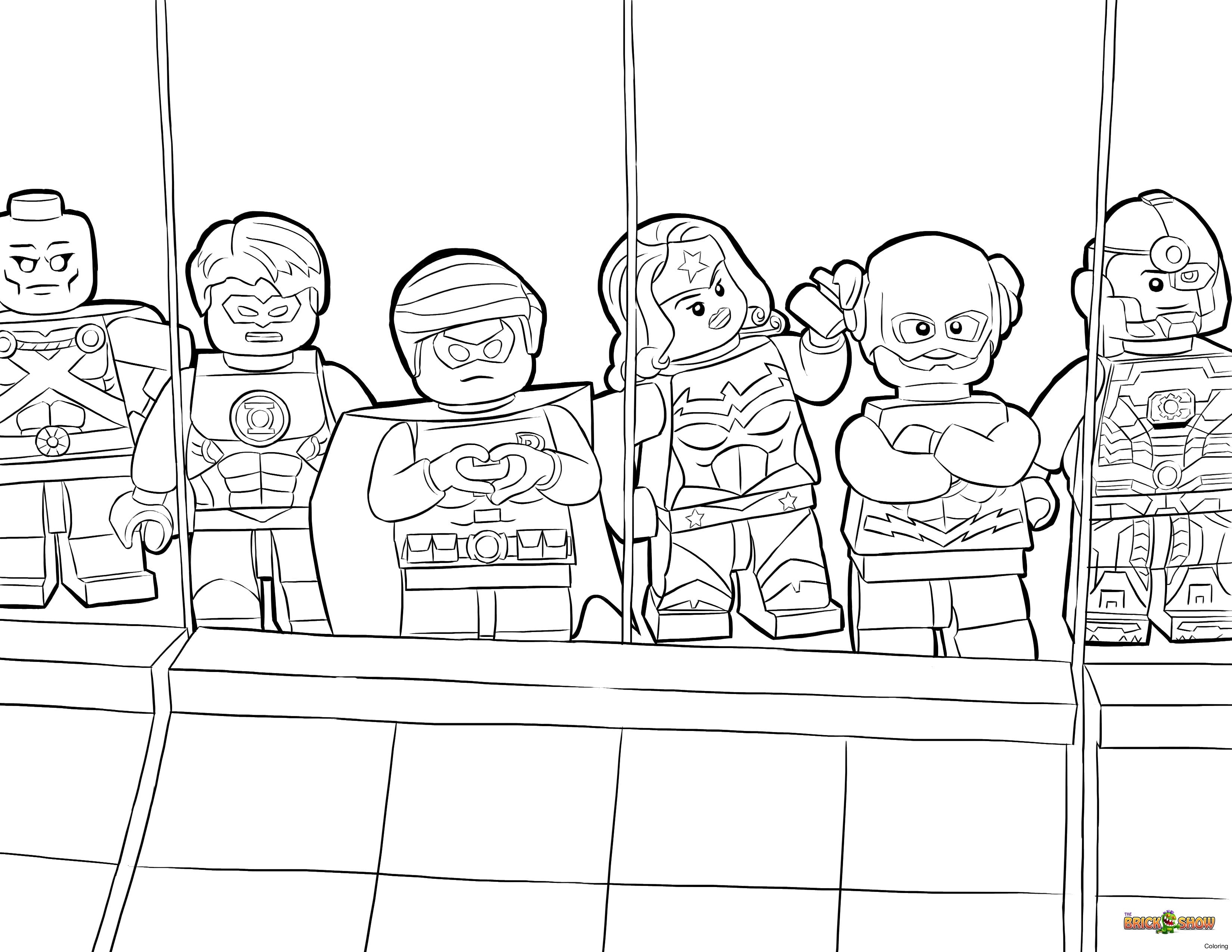 3300x2550 The Lego Movie Coloring Page Lego Lego Justice League Printable