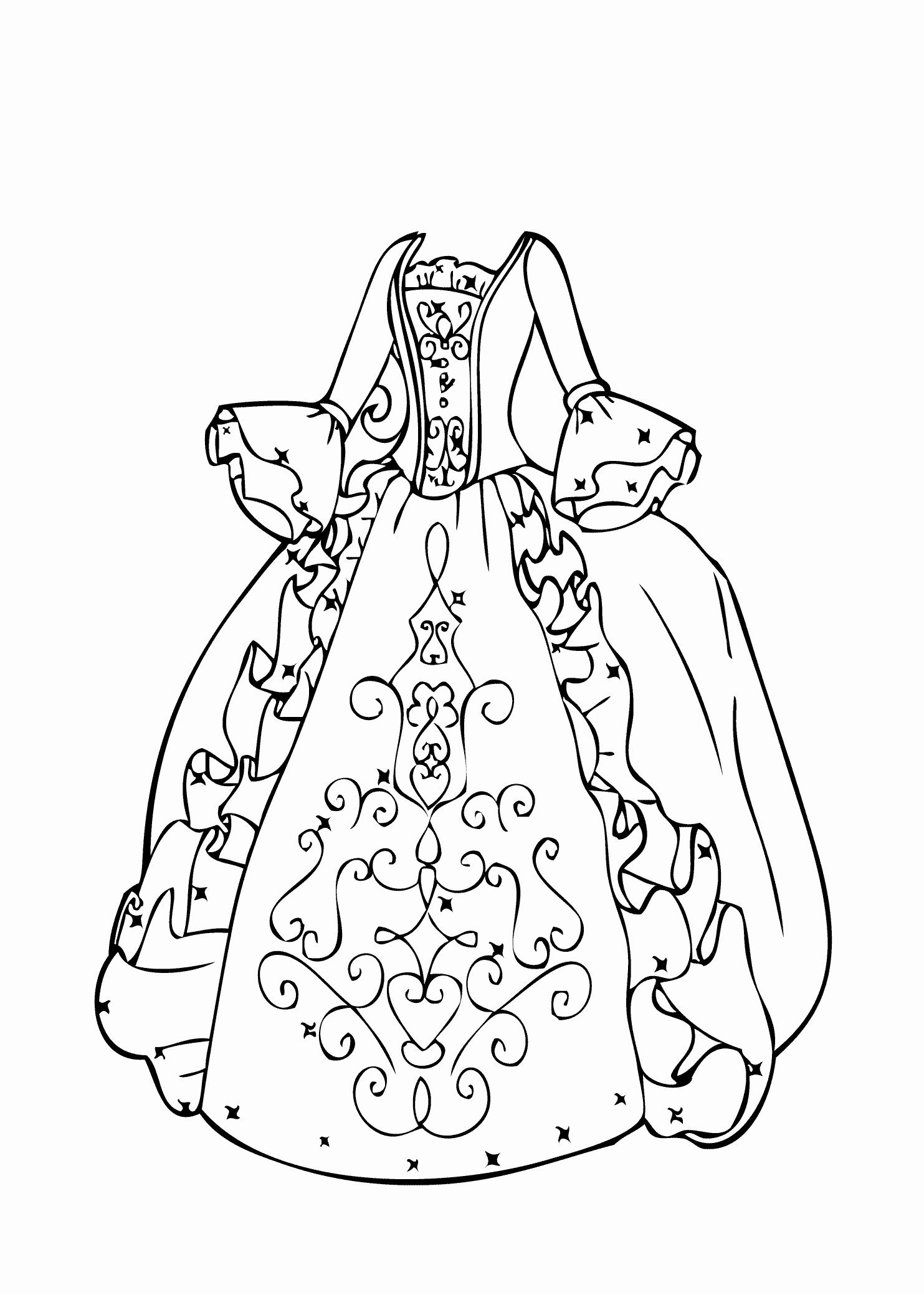 Sock Coloring Page