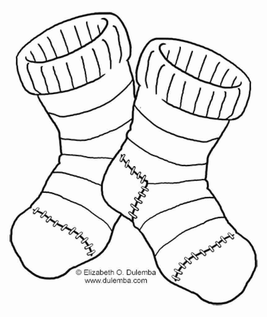 862x1024 Fox In Socks Coloring Pages For Property Within Sock Pag On Fine