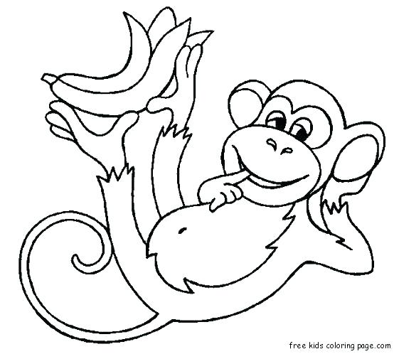 Sock Monkey Coloring Page