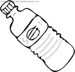 Soda Bottle Coloring Page