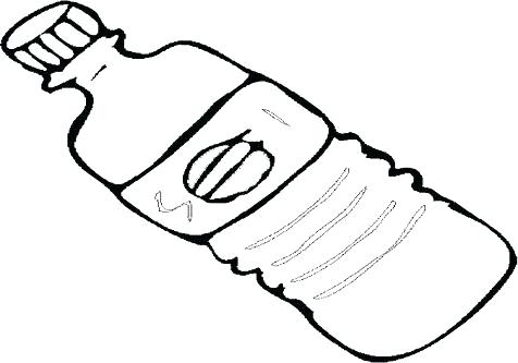 476x333 Magnificent Water Bottle Coloring Page Vignette