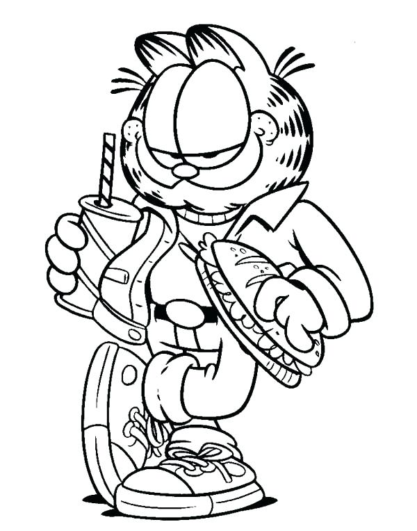 600x764 Drink Coloring Eating Hot Dog And Soft Drink Coloring Page Drink