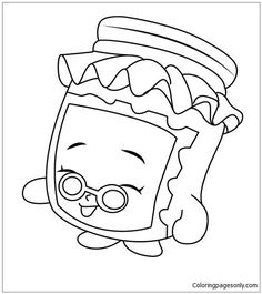 236x265 Soda Shopkins Coloring Page Summer Coloring Pages