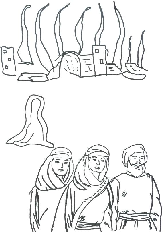 580x808 New Sodom And Gomorrah Coloring Page For Color 56 Sodom Gomorrah