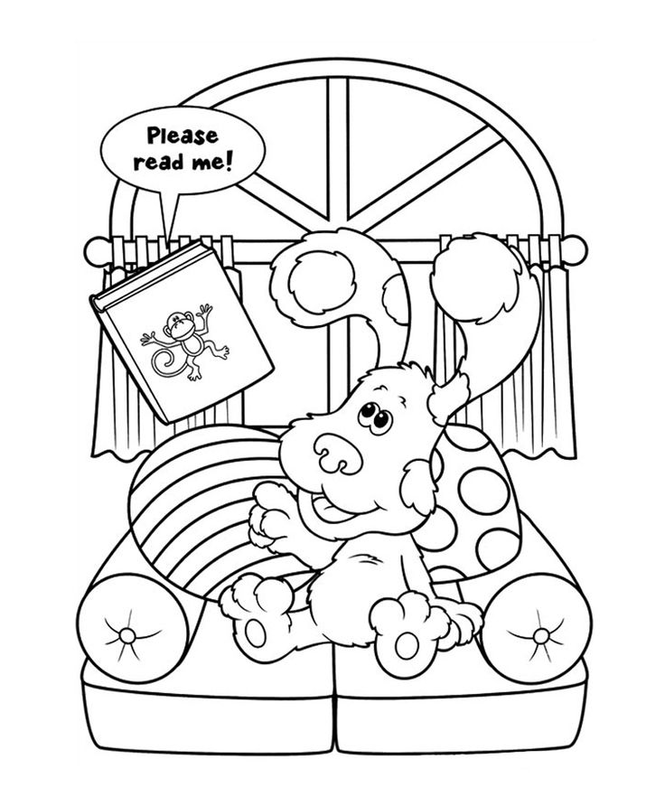 736x871 21 Best Blue's Clues Coloring Pages Images On Blues