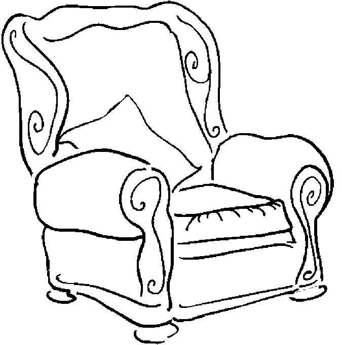 675x679 Chair Coloring Page