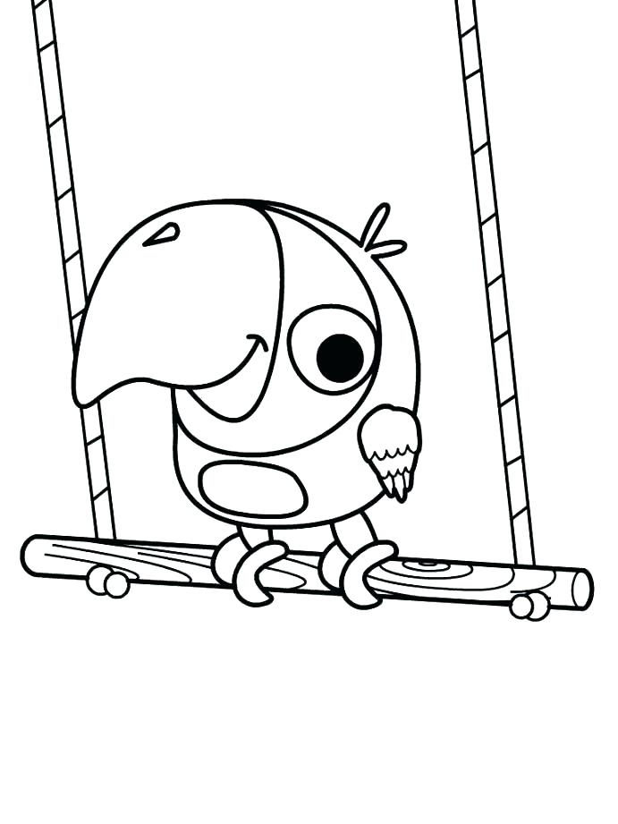 691x921 Coloring Pages Vector Of A Cartoon Lazy Man Watching On Sofa