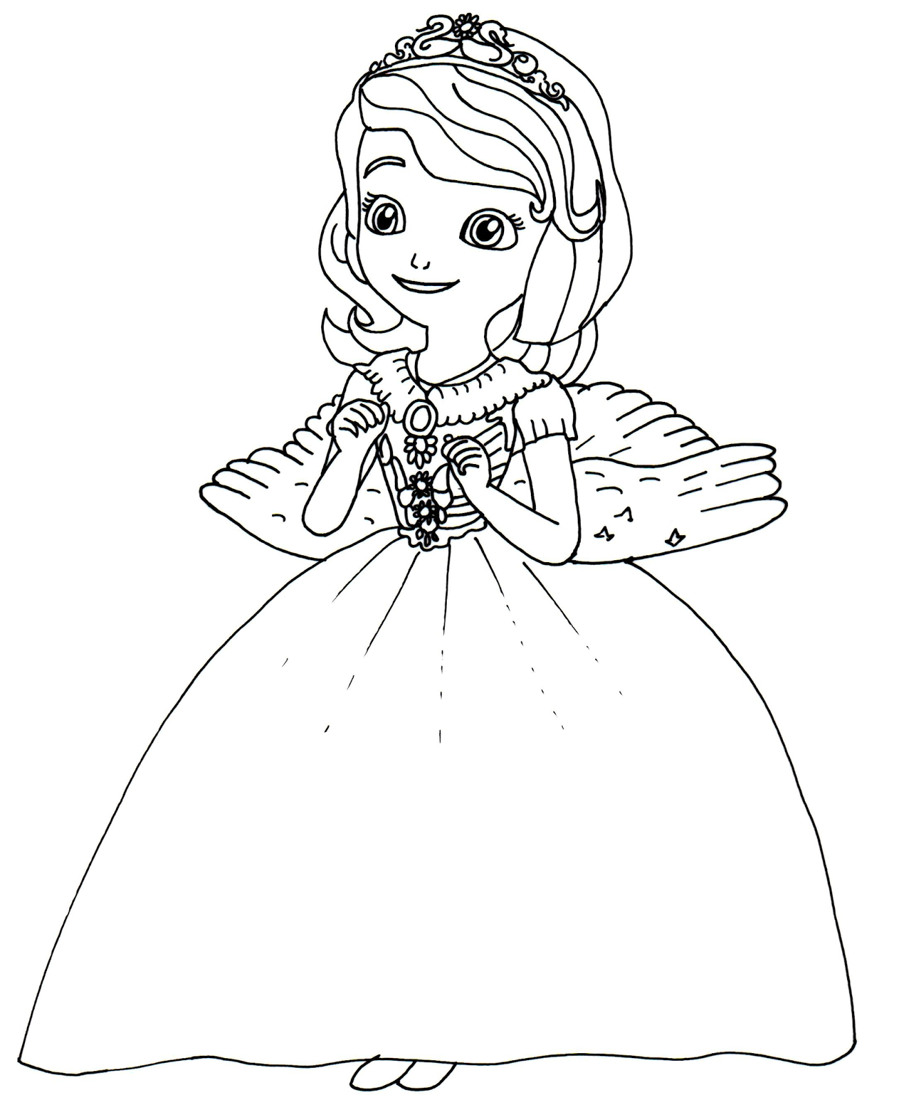 1302x1600 Sophia Coloring Pages Printable Coloring Pages