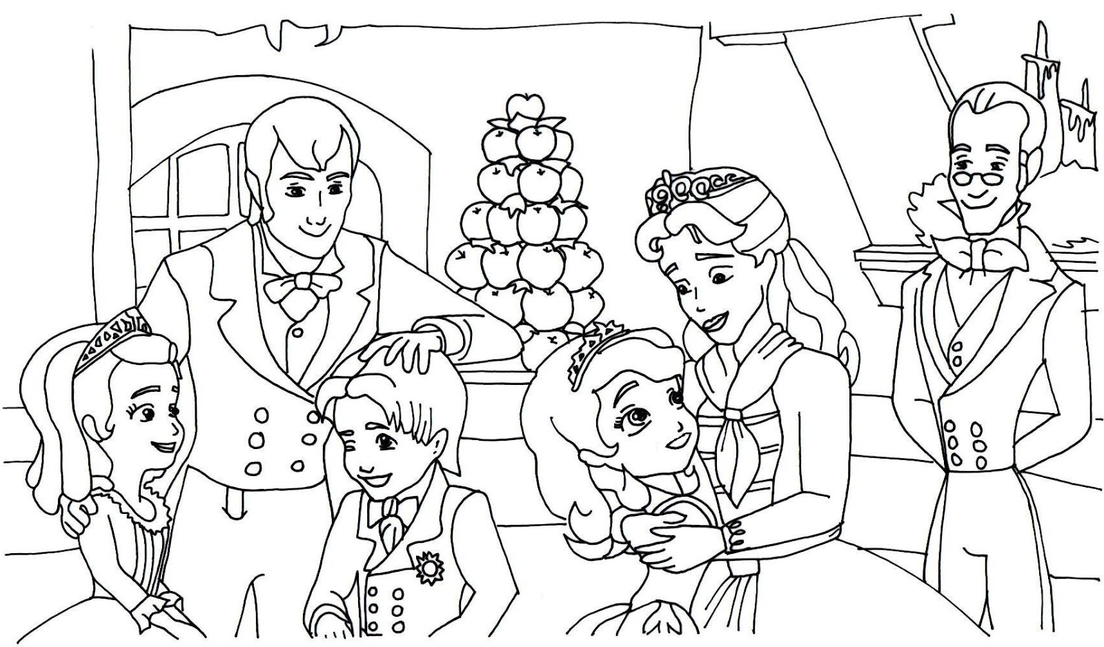 1600x938 Sofia The First Coloring Pages Free Page Beauteous Fiscalreform