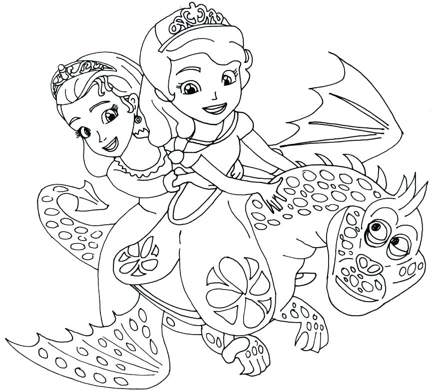 863x785 Sofia The First Coloring Pages Printable Sofia The First Coloring