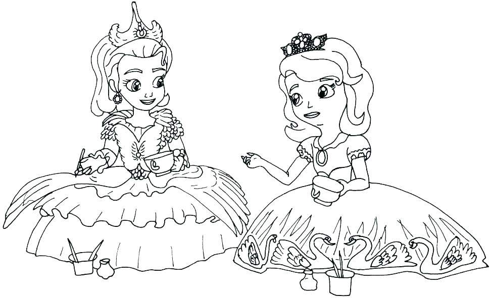 970x591 Princess Sofia Coloring Pages Princess Coloring Pages Coloring