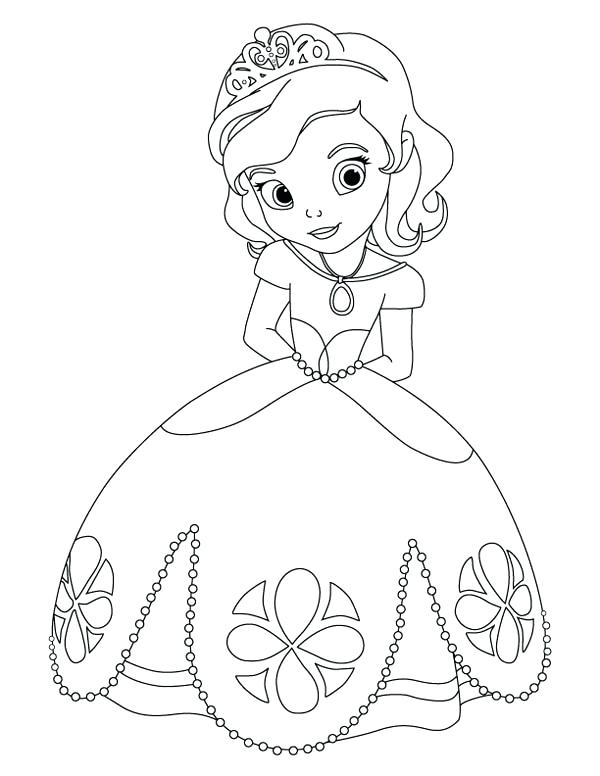 600x776 Sofia First Coloring Book Together With Princess Amber In