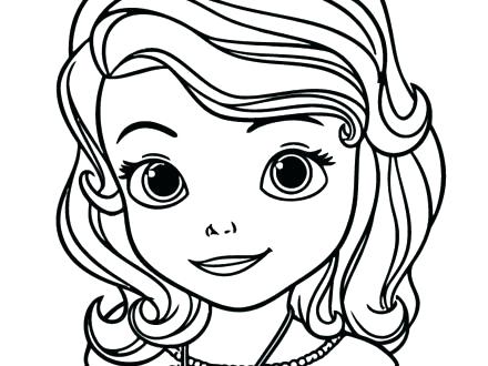 440x330 Sofia The First Coloring Pages Coloring Page First Name Sofia