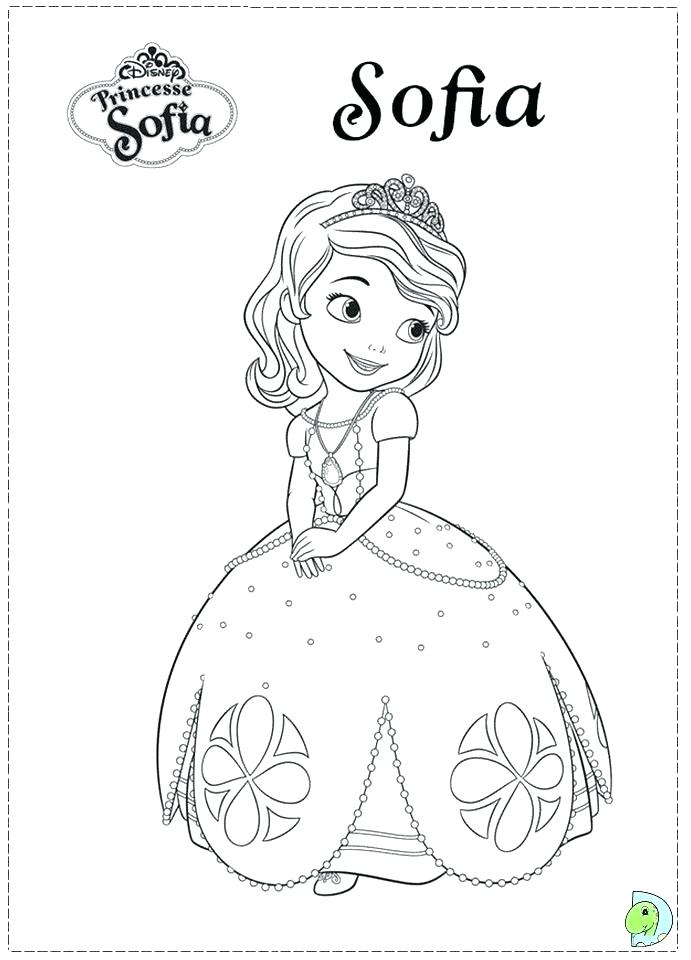 691x960 Sofia The First Coloring Pages Princess Amber In The First