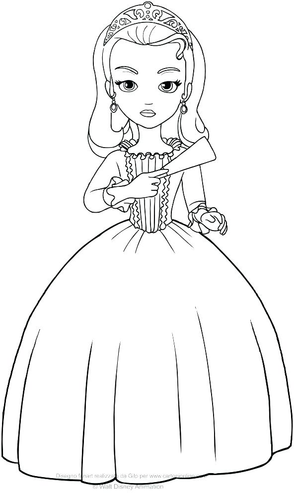 592x992 Sofia The First Coloring Sofia Coloring Sheets
