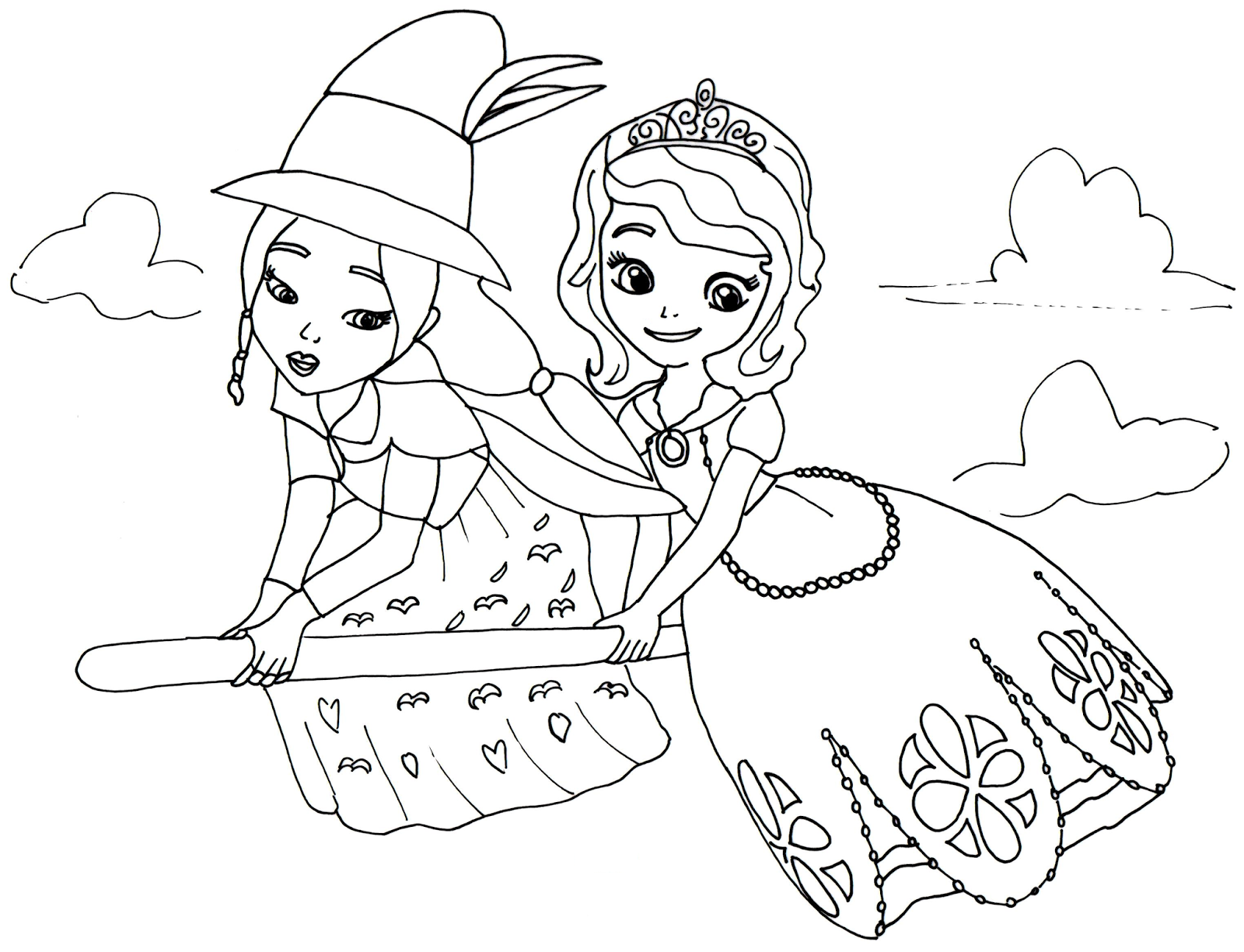 1600x1225 Sofia The First Coloring Pages Lucinda Sofia