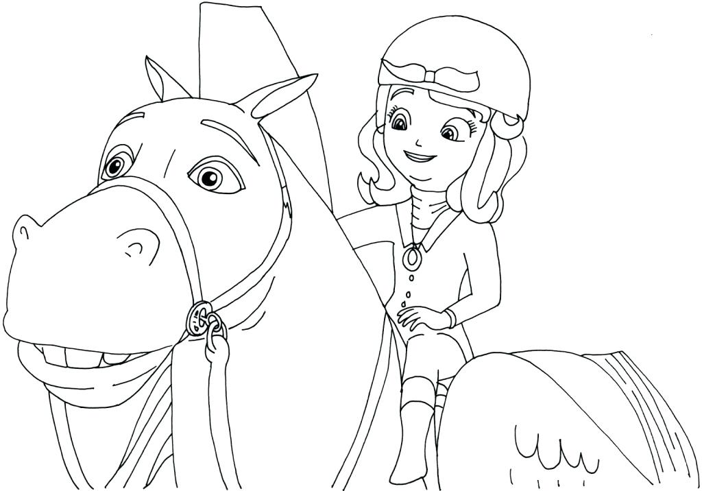 1024x716 Free Sofia The First Coloring Pages