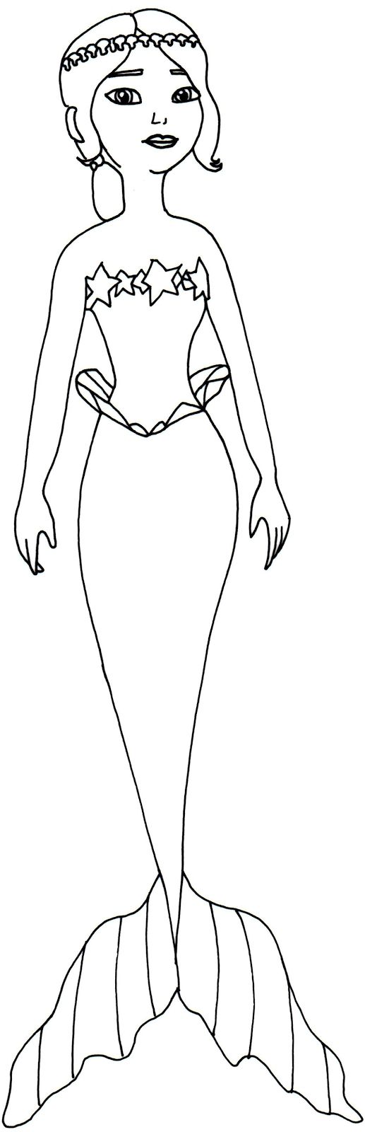 Sofia The First Mermaid Coloring Pages