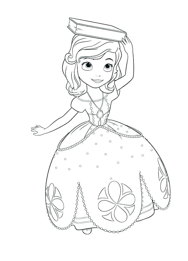 600x834 Sofia The First Coloring Pages The First Coloring Pages Games