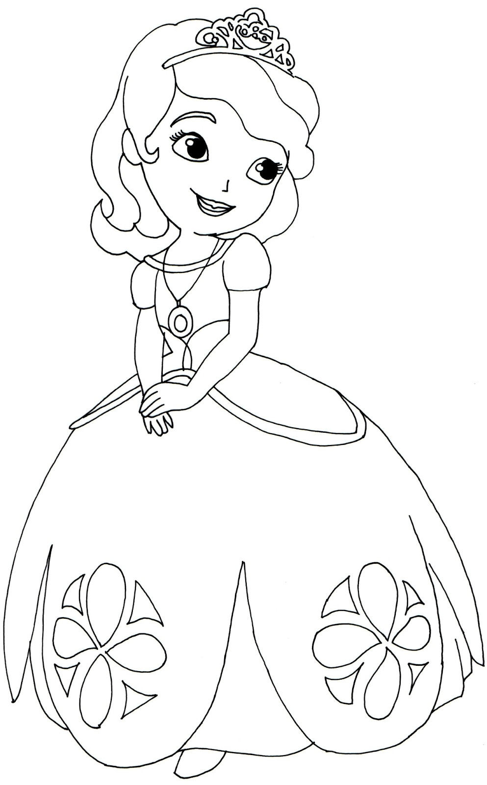 993x1600 Sofia The First Mermaid Coloring Pages L Disney Junior Exceptional