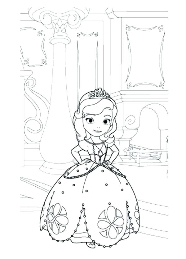 600x834 Sofia The First Colouring