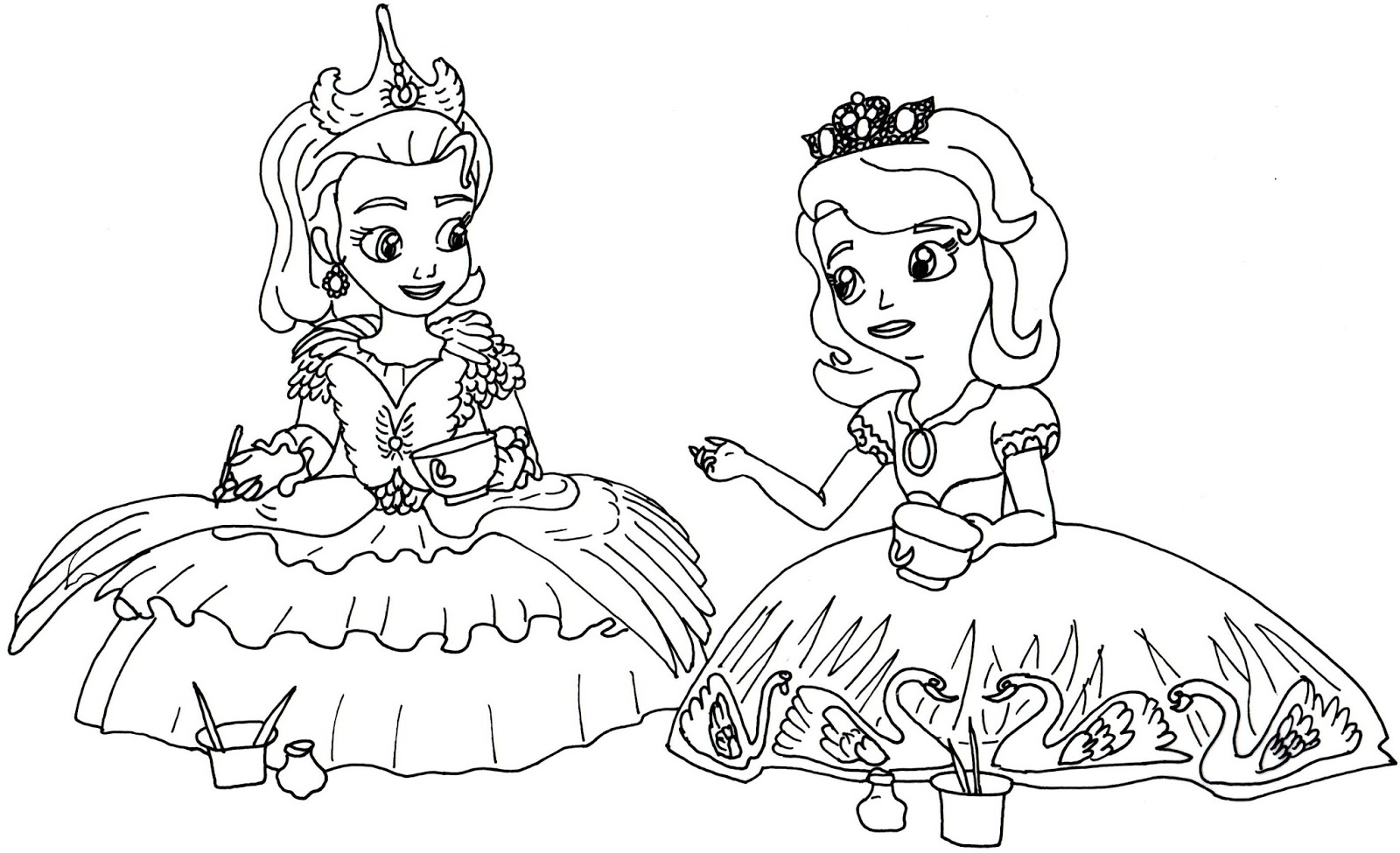 Sofia The First Printable Coloring Pages