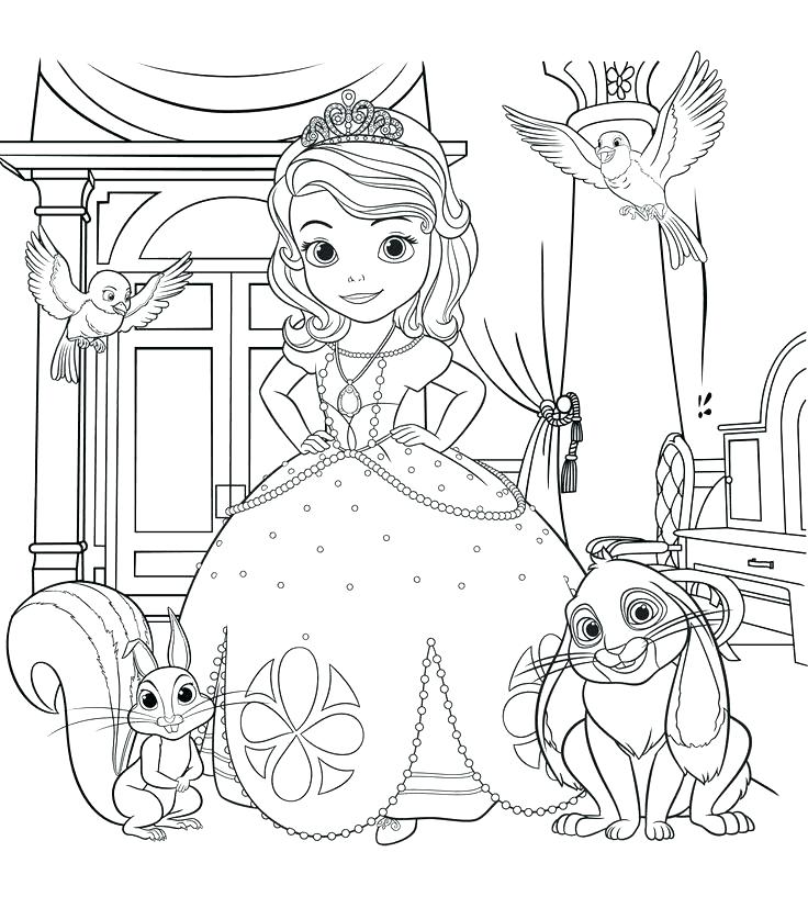 736x817 Sophia The First Coloring Pages The First Coloring Pages Games