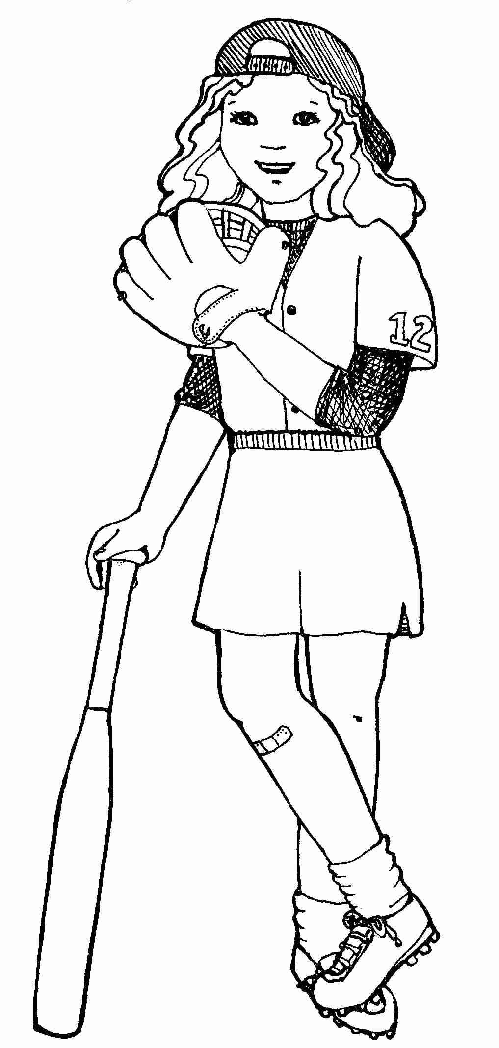 1017x2136 Pioneering Softball Coloring Page Color Pages Brilliant Olegratiy