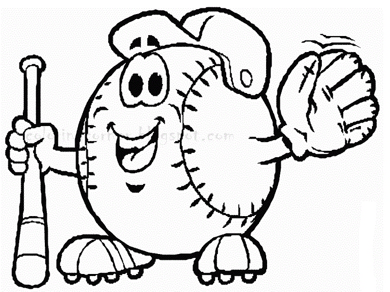 800x600 Softball Coloring Pages Luxury Baseball Coloring Pages Logo