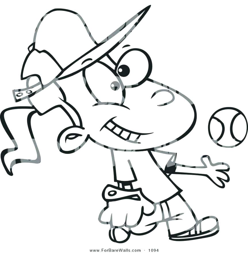 863x880 Softball Coloring Pages Softball Coloring Pages Coloring Pages