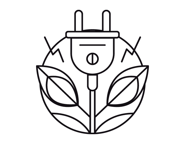 600x470 Renewable Energy Coloring Page