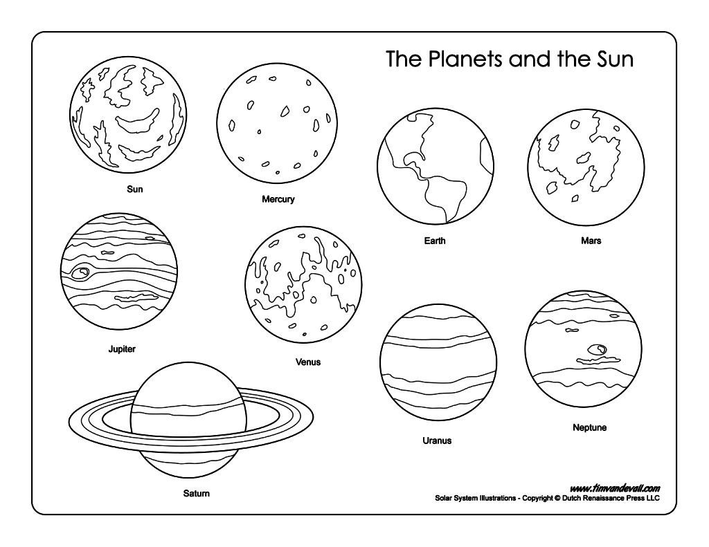 1024x791 Solar System Color Page Printable Coloring Pages