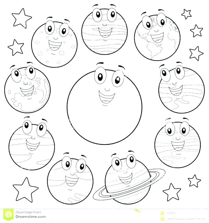 689x736 Solar System Coloring Pages Solar System Color Pages Solar System