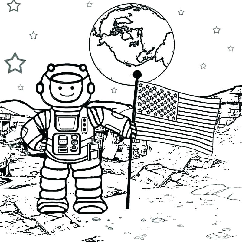 800x800 Solar System Coloring Sheet