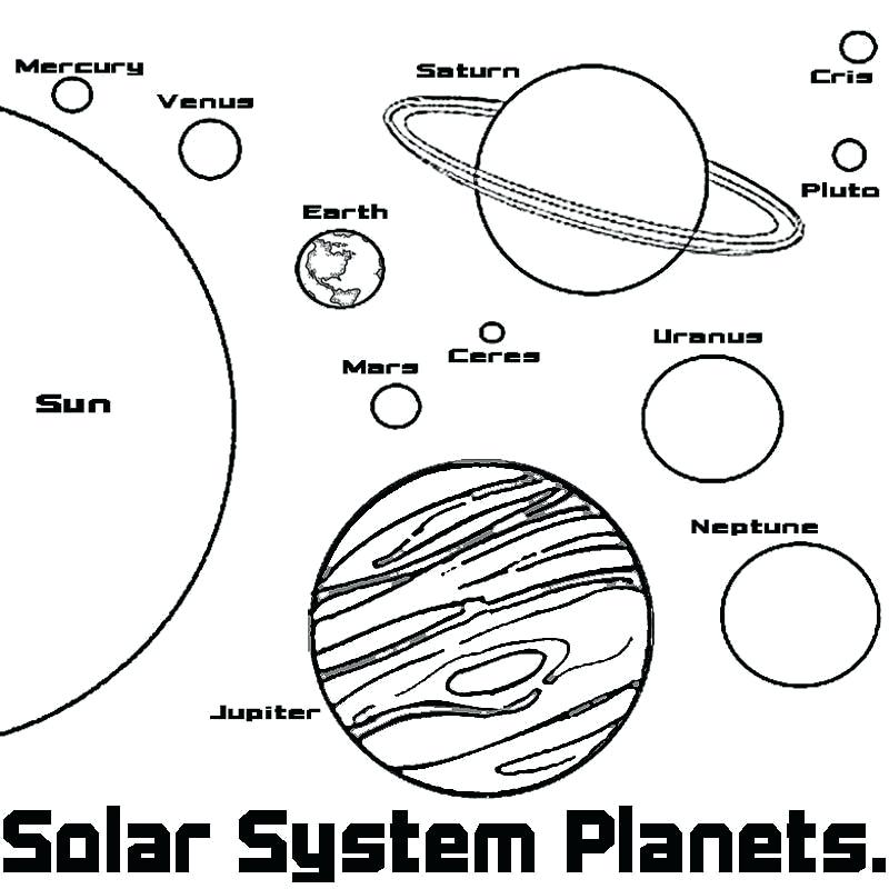 800x800 Planets Coloring Pages Preschool For Kids Printable Free Pictures