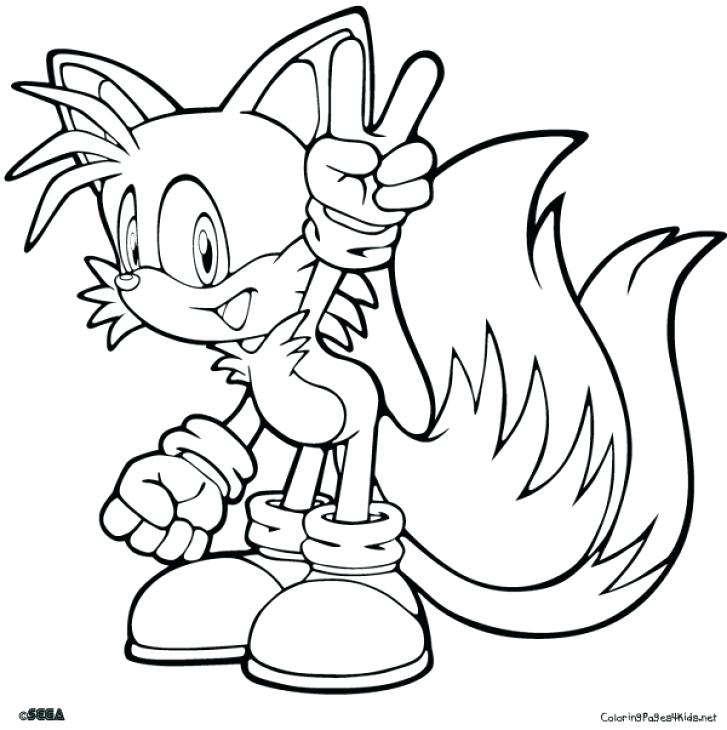 727x730 Sonic Colouring Pages Awesome Hedgehog Coloring Pages Fee Sonic