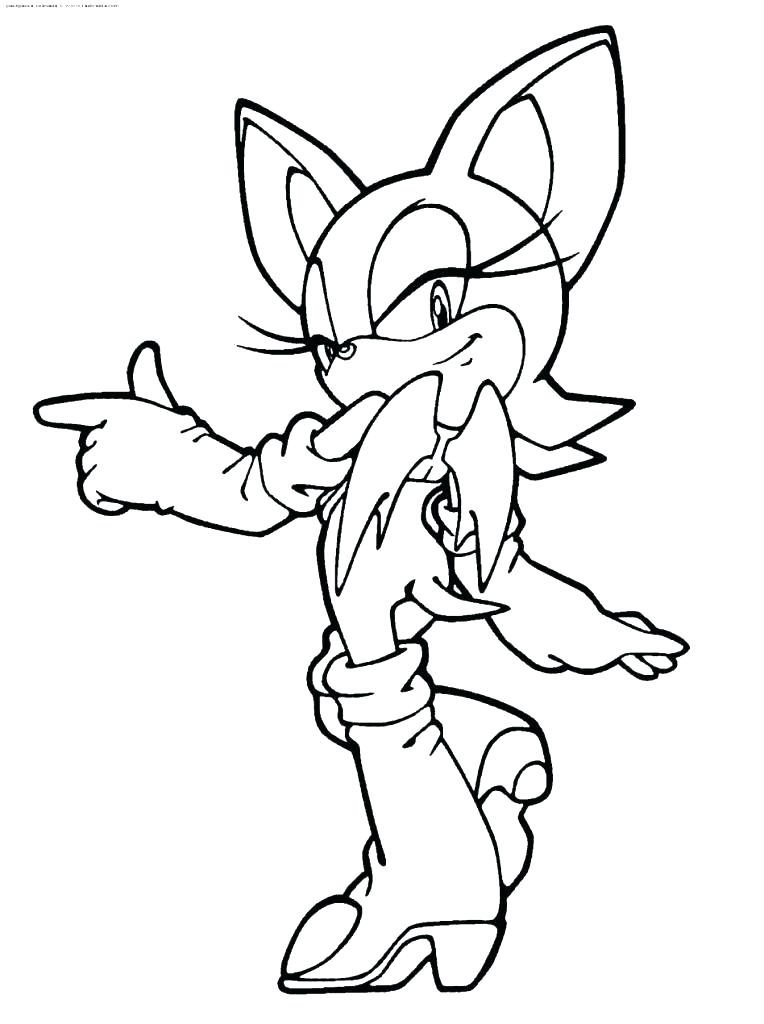 764x1024 Sonic Amy Coloring Pages