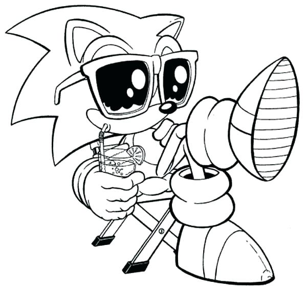 600x567 Coloring Pages Sonic Coloring Pages Coloring Pages Rose Sonic Amy