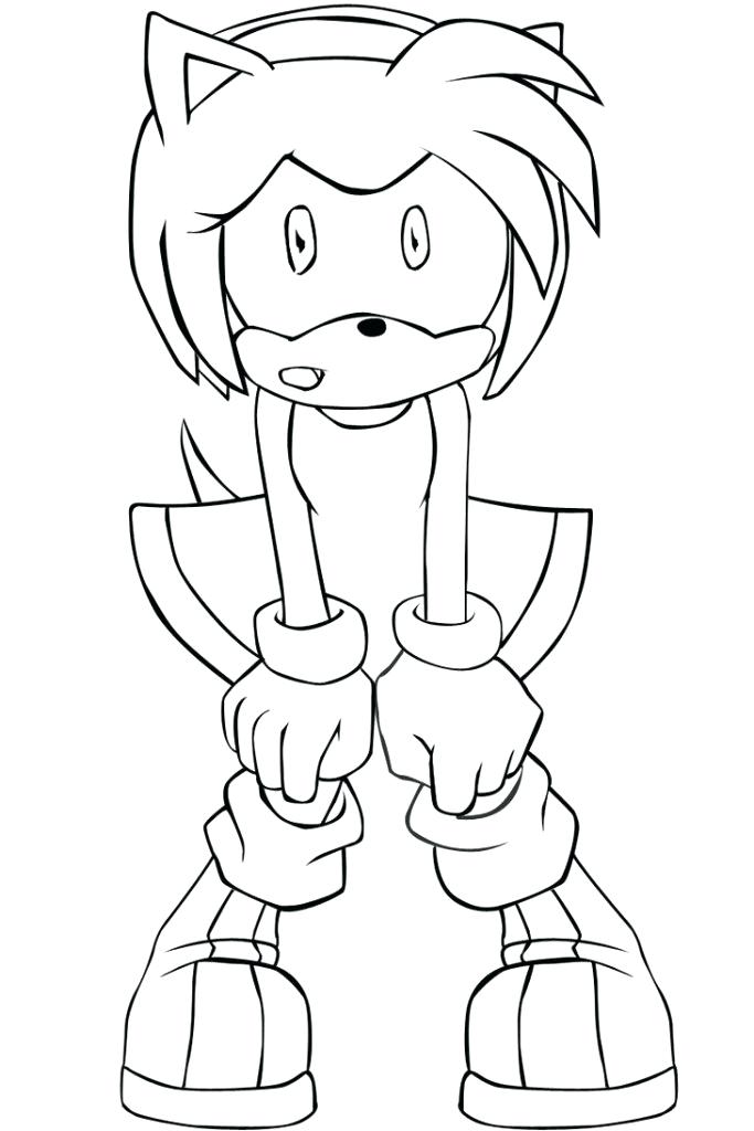 683x1024 Sonic Amy Coloring Pages Cartoon Sonic Rose Coloring Pages Online
