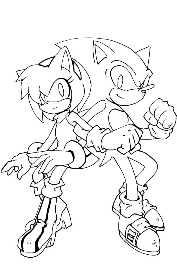 601x941 Sonic Amy Coloring Pages Coloring Pages Sonic Coloring Pages Sonic