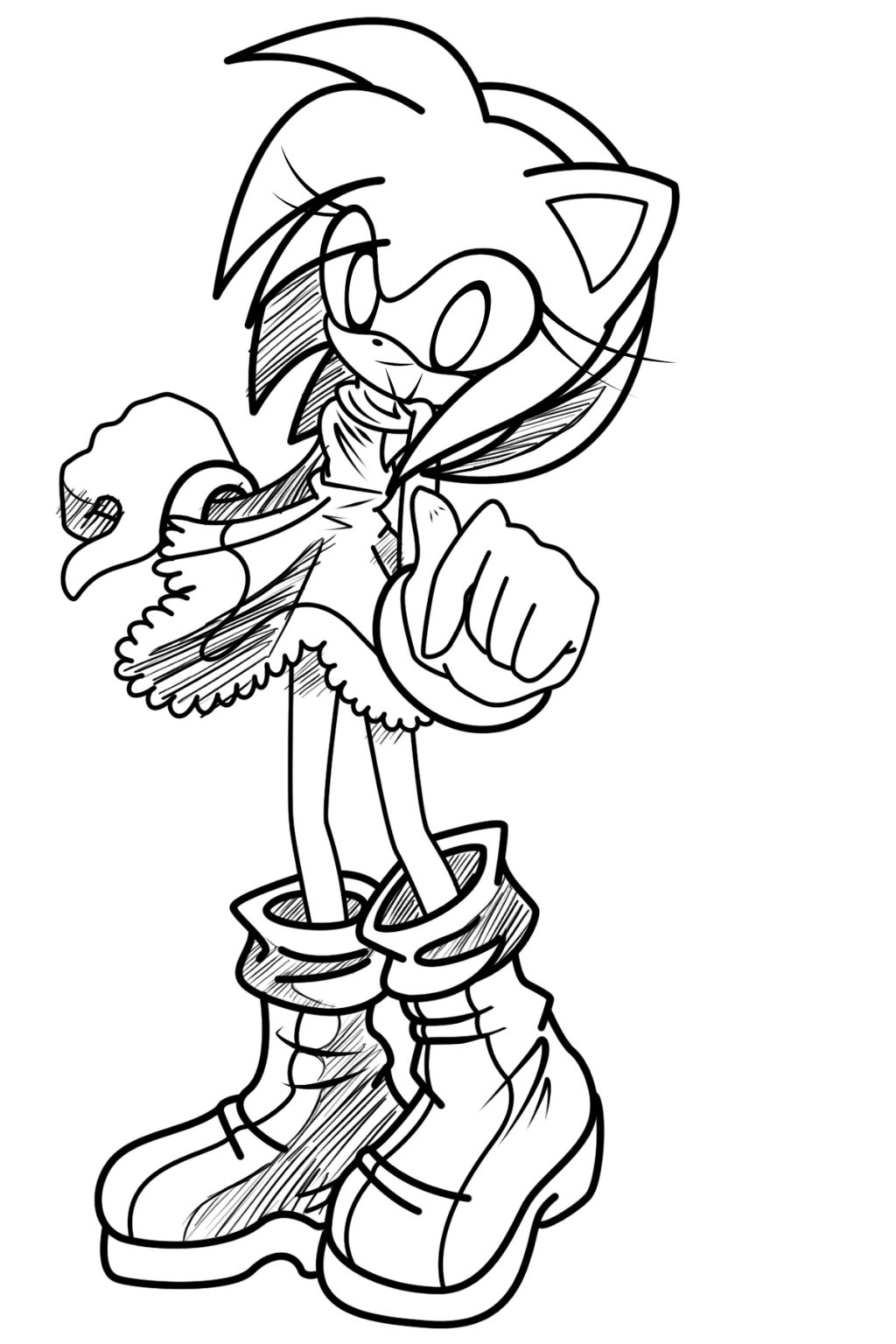 1024x1536 Amy Rose Coloring Pages Sonic Kissing Amy Coloring Pages Coloring