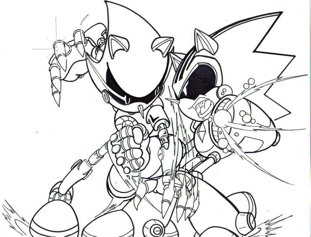 1024x778 Sonic Coloring Pages